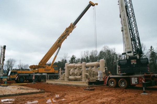 Whitson Pipeline and Compressor Station, 8 miles of 10